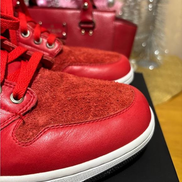 AIR JORDAN 1 “LUX” RUBY STREET ALPS CUSTOM MADE NIKE WITH FUR. - Picture 11 of 16